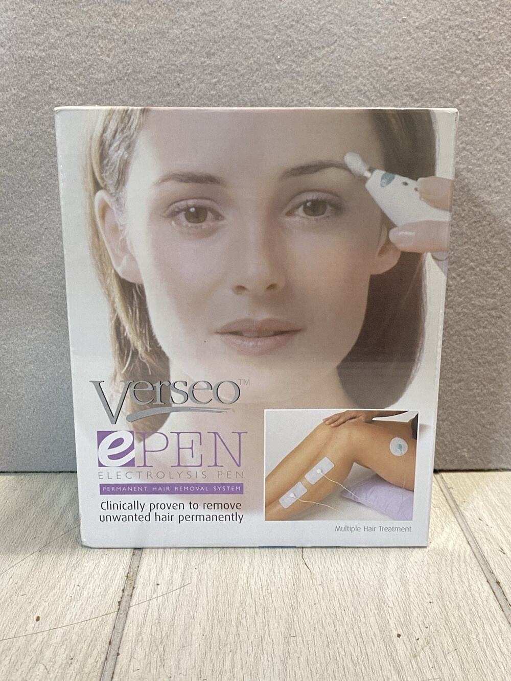NEW Verseo ePen Electrolysis Pen Permanent Hair Removal System Needle-Free NIB